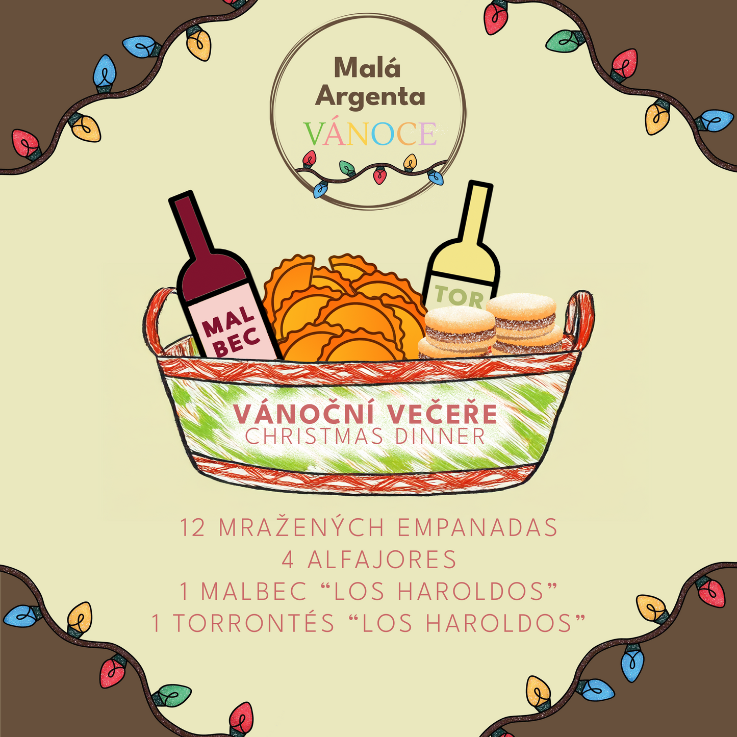 VÁNOČNÍ VEČEŘOVÝ KOŠ