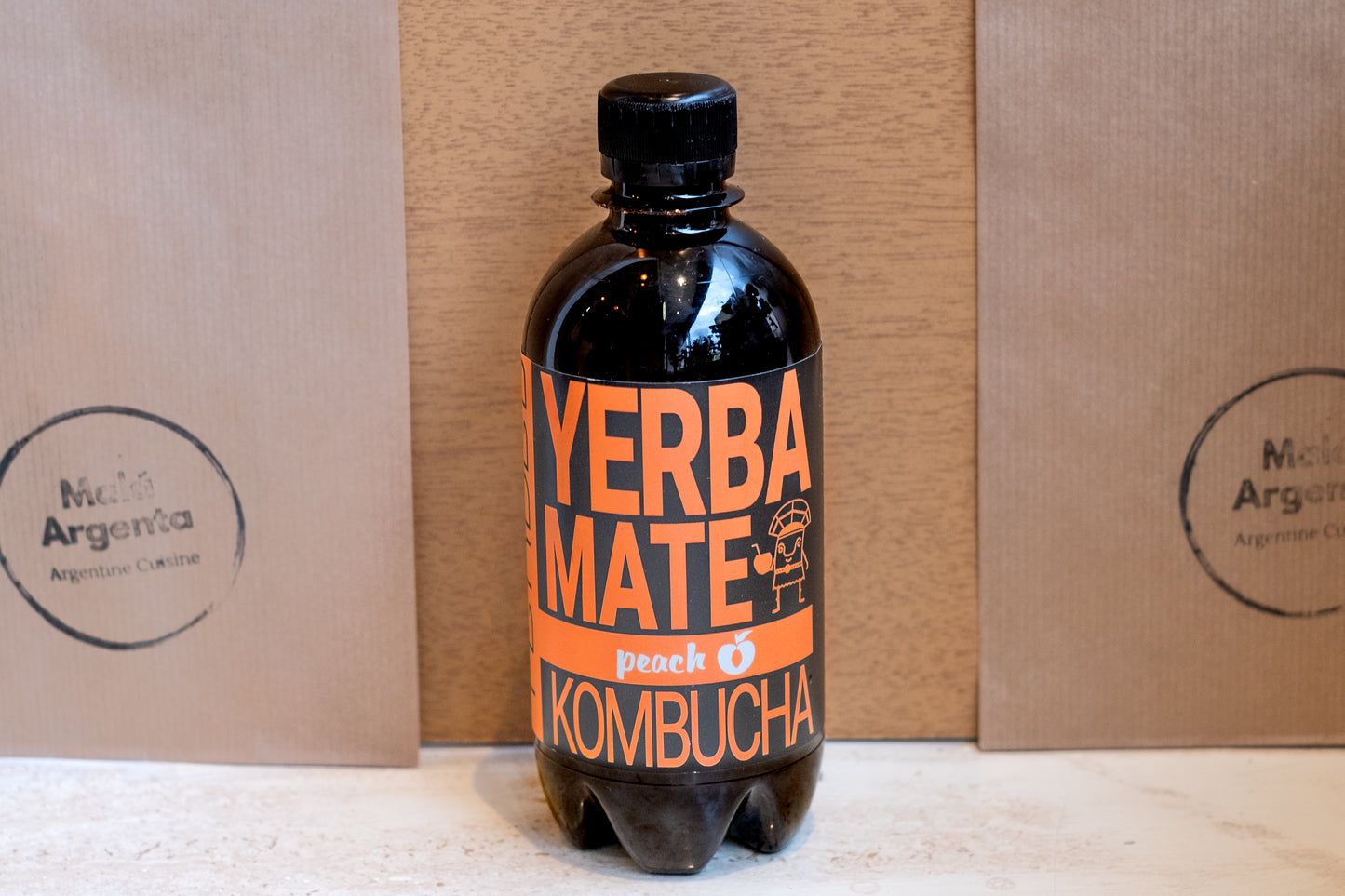 Kombucha - Yerba Mate - Peach - Bio - 400ml