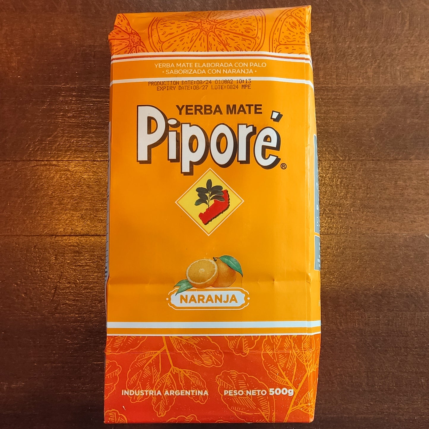 Yerba Mate Piporé Naranja 500g